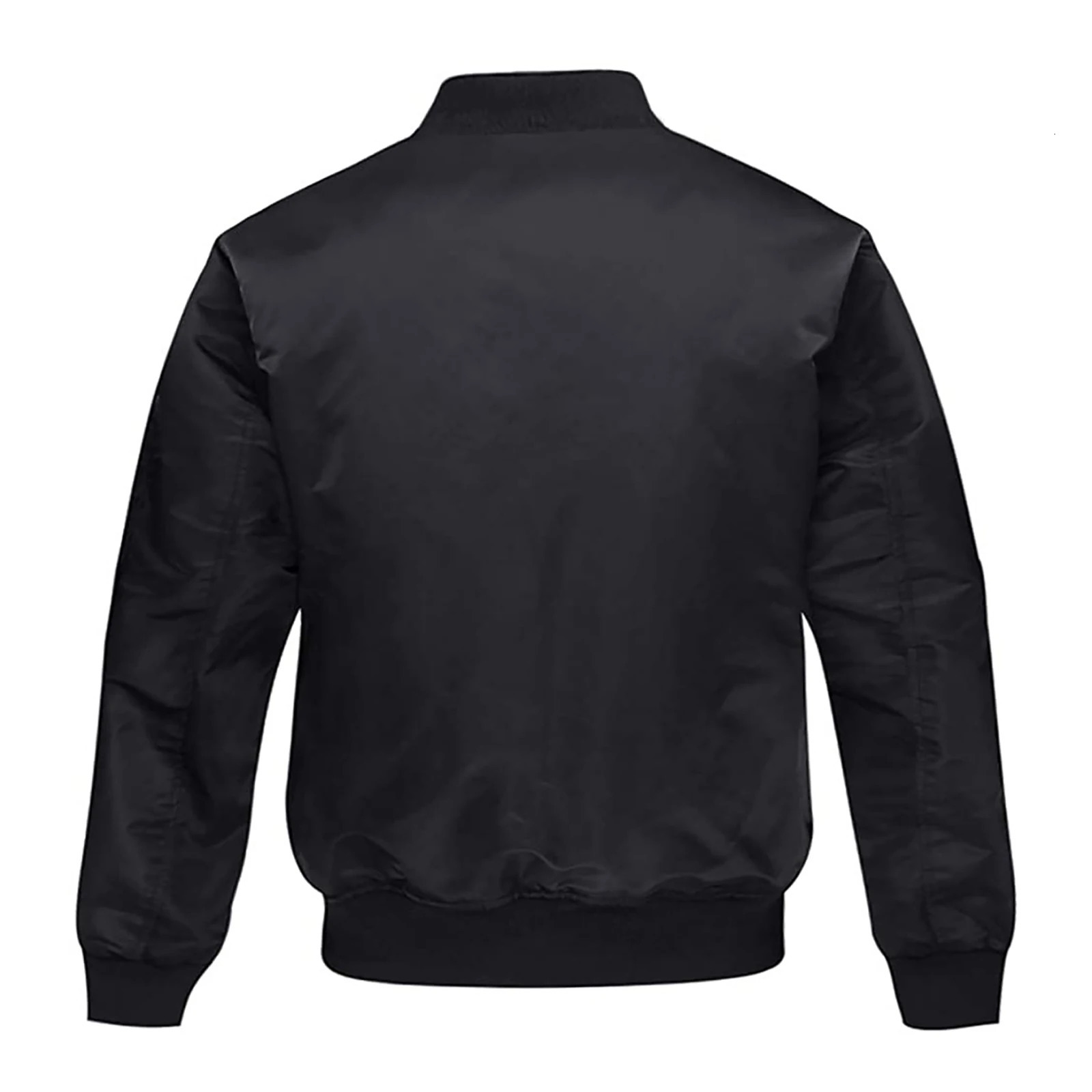 MAGCOMSEN Mens Jackets Thick Warm Orange Lining Bomber Fall Winter Casual Windproof Coats 251218