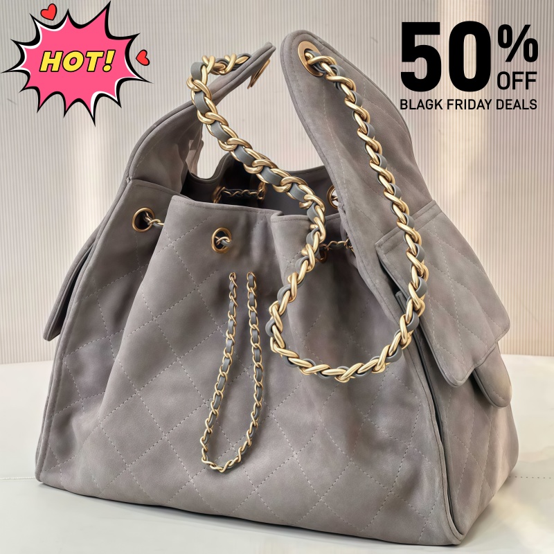 Shoulder Bags Designer Bag String Bucket Tote Large Hobo Suede Leather Gray Casual Diamond Lattice Long Chain Crossbody Fashion Luxury Brand with box
