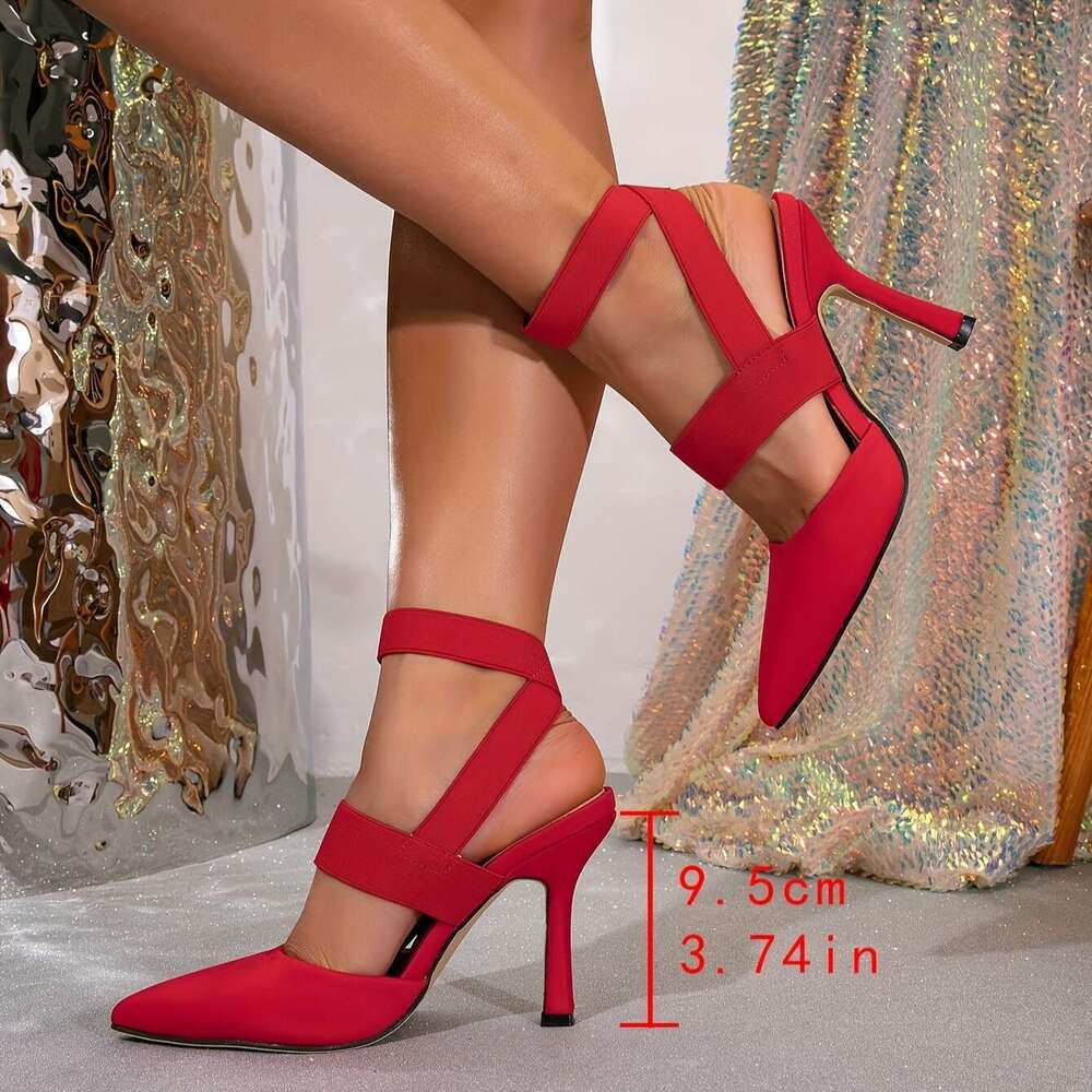 Shoes Summer Women Sandals Suede Hollow High Heels Stiletto Fashion Sandles Women Heels Ladies Shoes Women's Sandals MOJIDASHU