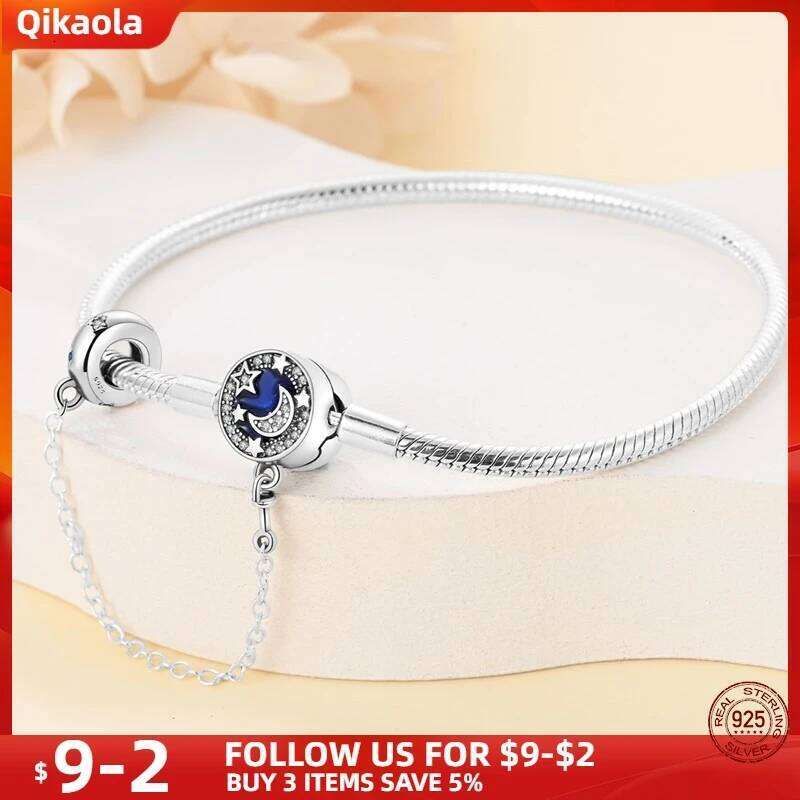 S925 Sterling Silver Bracelet series-Mengdie Snake Bone Chain Fit Beads Charms Bangle DIY Jewelry Making Gift For Women 25H1229