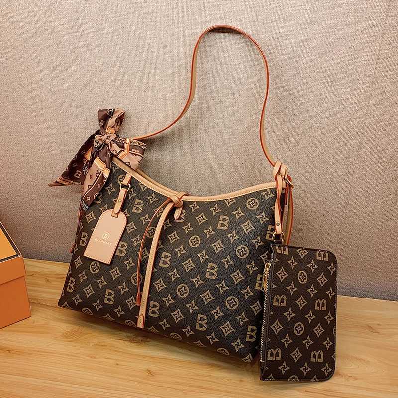 Classic Women Leather Handbag Crossbody Bag High End Shoulder Tote Elegant Vintage H251229