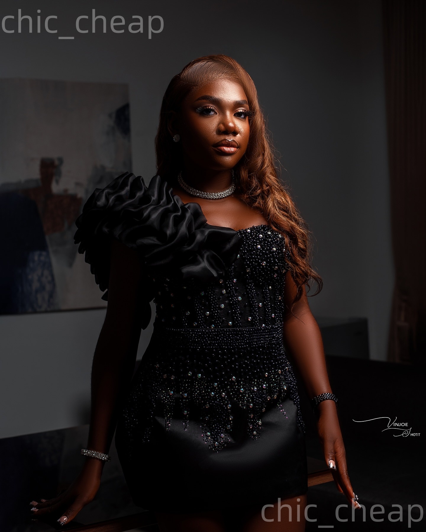 Chic Black Sheath 2026 Cocktail Dress Beaded Crystals Satin Sweetheart Short Mini Graduation Homecoming Dresses For Special Occasions Sweetheart Gowns