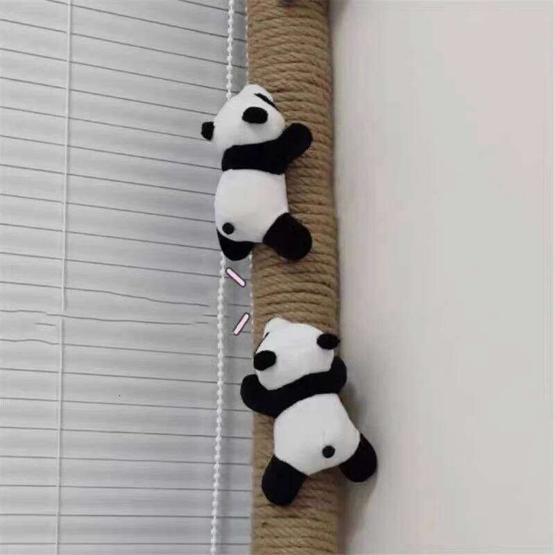 ZAKOL Cute Panda Plush Toy Cartoon Doll Brooch Schoolbag Clothing Decoration Multifunctional Accessories