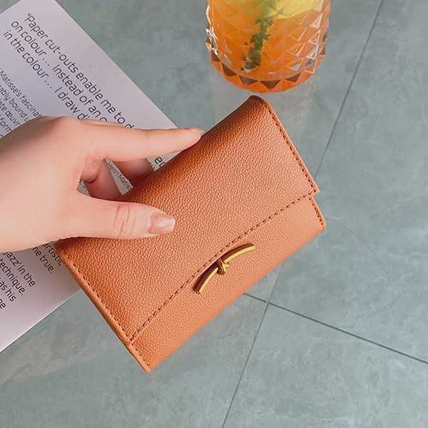 New Fashionable Versatile Short Wallet Niche Casual Clutch Lightweight Coin Purse