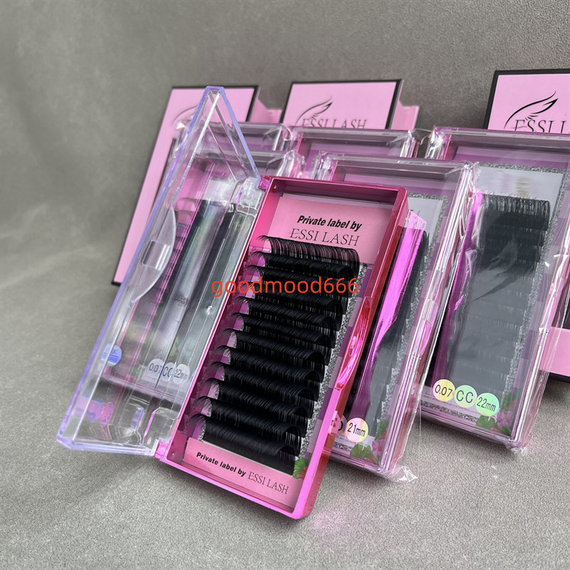 ESSI LASH Cashmere Individual Eyelash Extension Handmade Lashes Trays Wholesale Customized Lash Extension Supplies