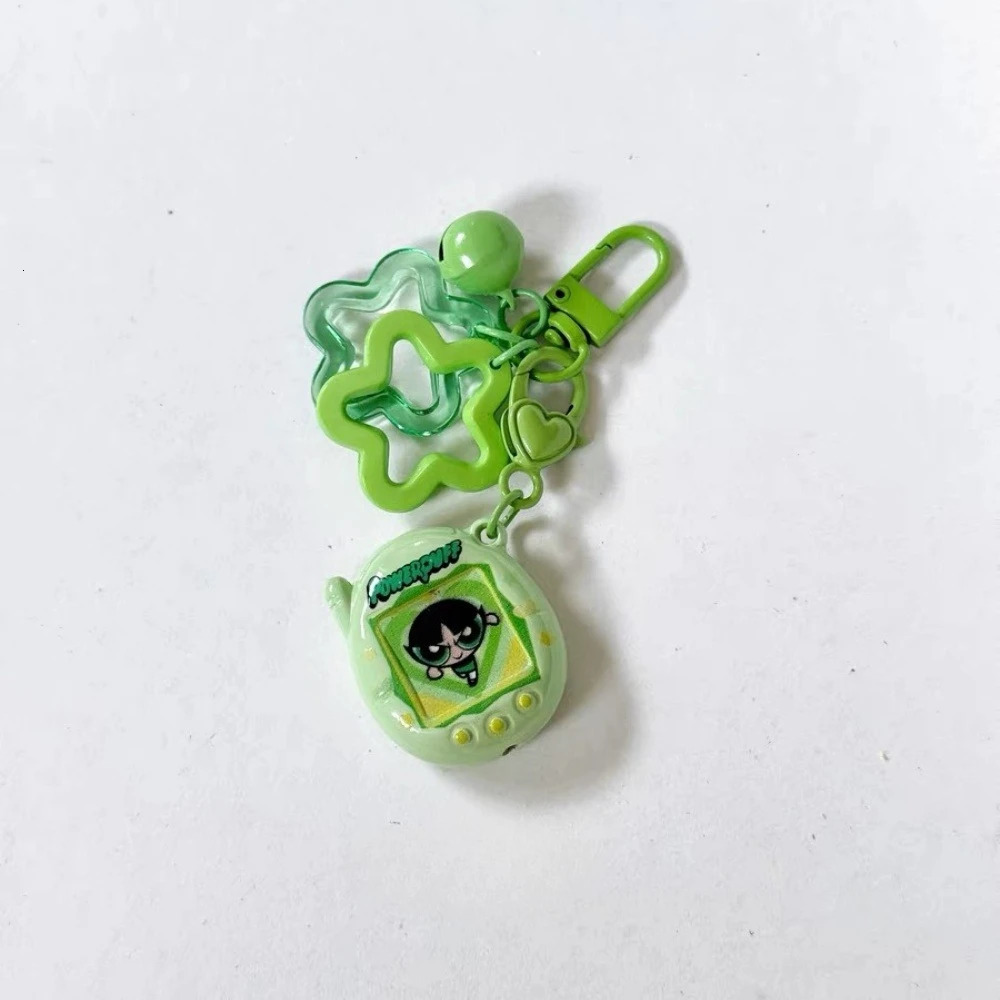 Candy colored Retro small phone keychain Star pendant bag charms Resin For Women Trinket Key Chains Y2K backpack accessories 251219