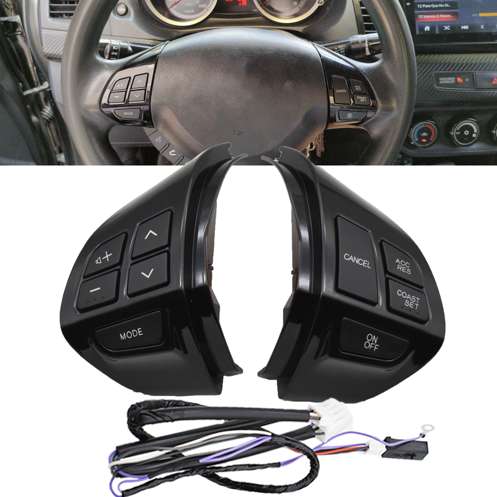 High quality Steering Wheel Audio Cruise Control Switch Button 8701A087 For Mitsubishi Asx 2007-2012 Lancer Outlander Rvr Pajero Sport 8602A008
