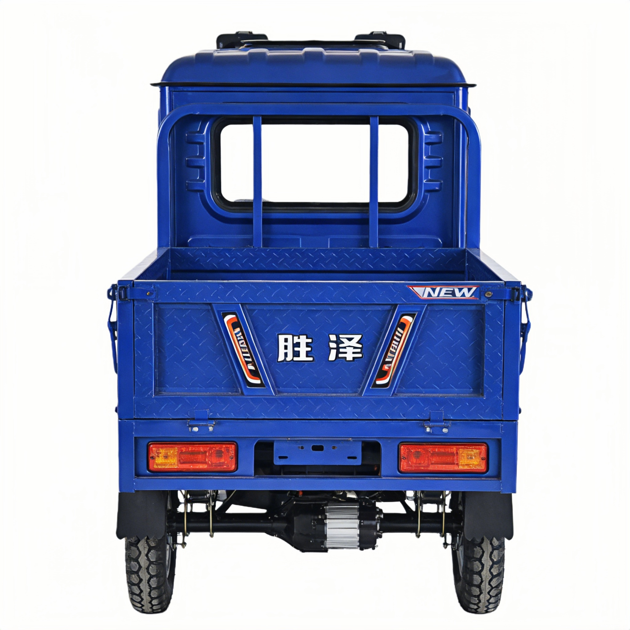 Electric Cargo Tricycle for Delivery with Large Rear Compartment