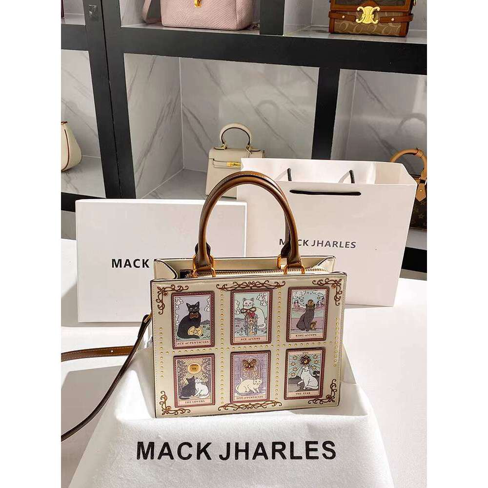 MACK JHARLES Luxury Large Capacity Commuter Tote Bag for Women 2025 New High-End Feel Office Small Handbag