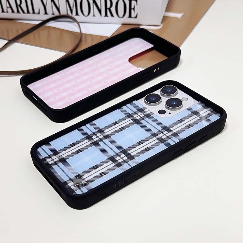 Trendy Brand Colorful Big Heart Striped Small Flower Case for Apple 16 Pro Max iPhone 14/15