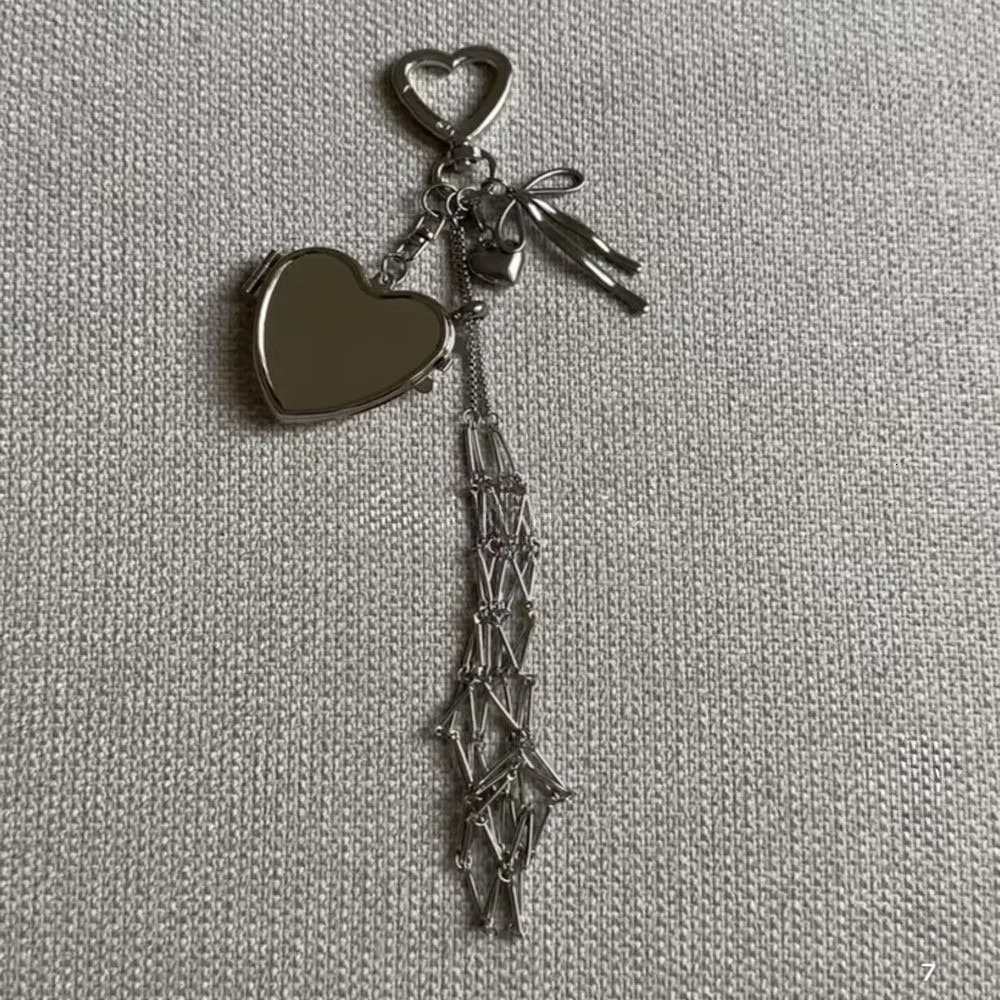 n Stainless Steel Metal Net Pocket Lipstick Bag Keychain Interchangeable Lip Balm Key Chain Charm Accessories 251219