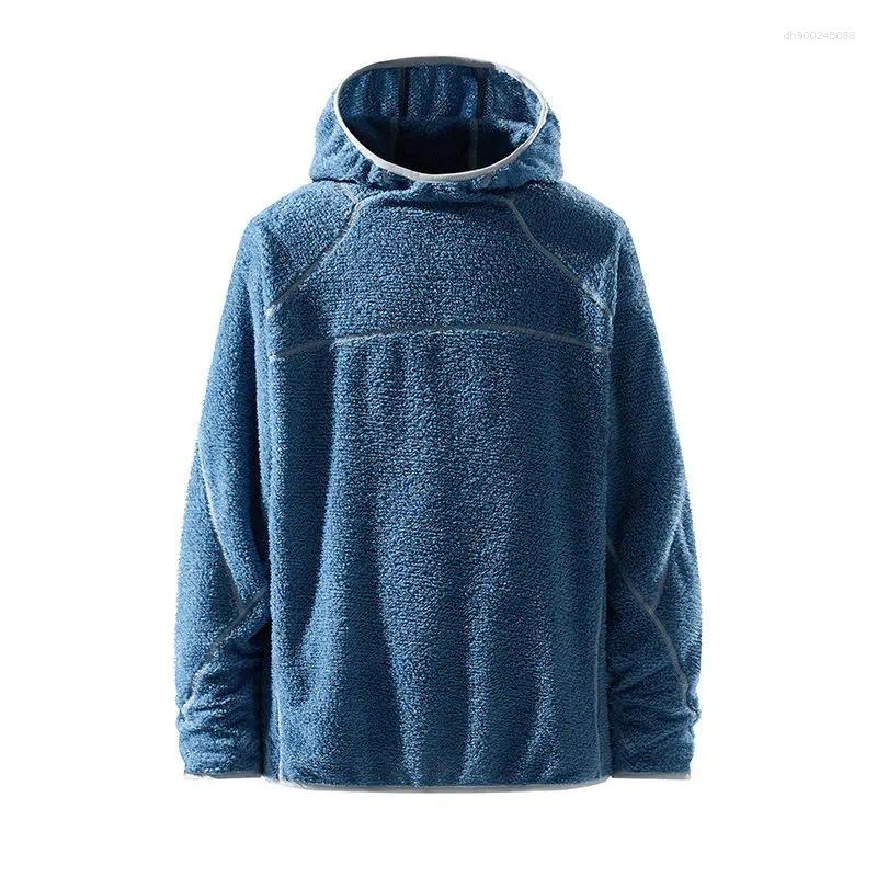 Women's Hoodies Outdoor Winter Fleece Lined Hoodie HUSSA Loose Fit Comfortable Casual Sweatshirt Trendy Design Modal Fabric