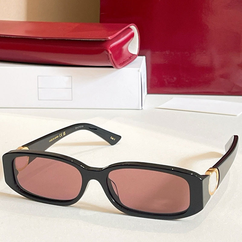 Fashion Man Women Rectangular Sunglasses GG1661S Retro Womens Designer small frame Rectangular Glasses frame metal letter design Womens Sunglasses