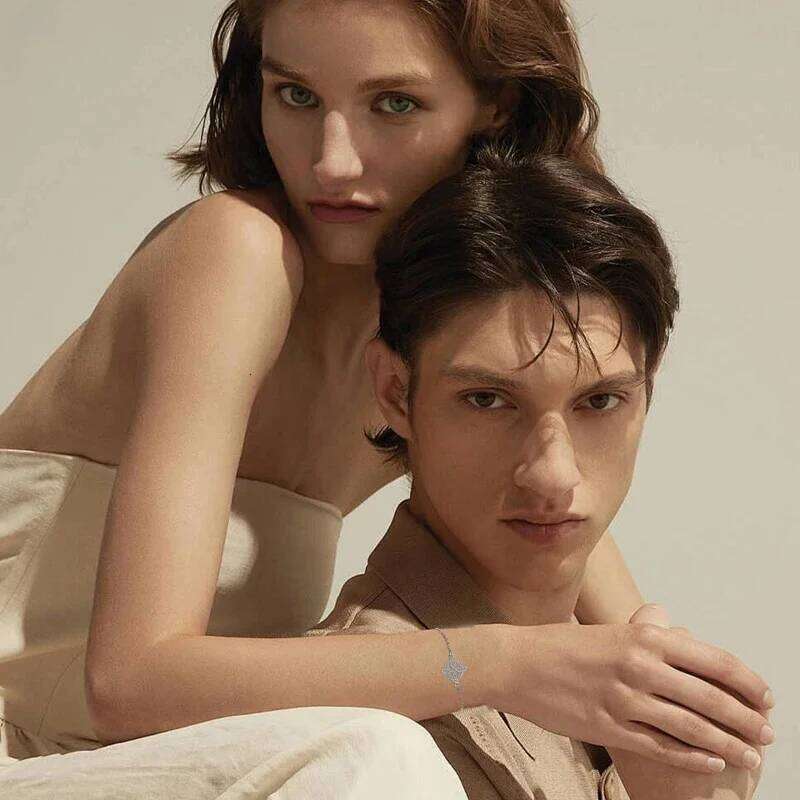 925 Thai Silver Witch Knot Zirconia for Women Witchcraft Good Luck Amulet CZ Chain Bracelet Wicca Protection Jewelry 25H1229