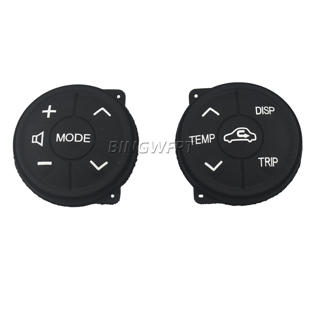 1 Pair Multifunction Steering Wheel Button Cover For Prius Plus 2012-2015 For Toyota prius V (zvw 40) 2013 Car Accessories