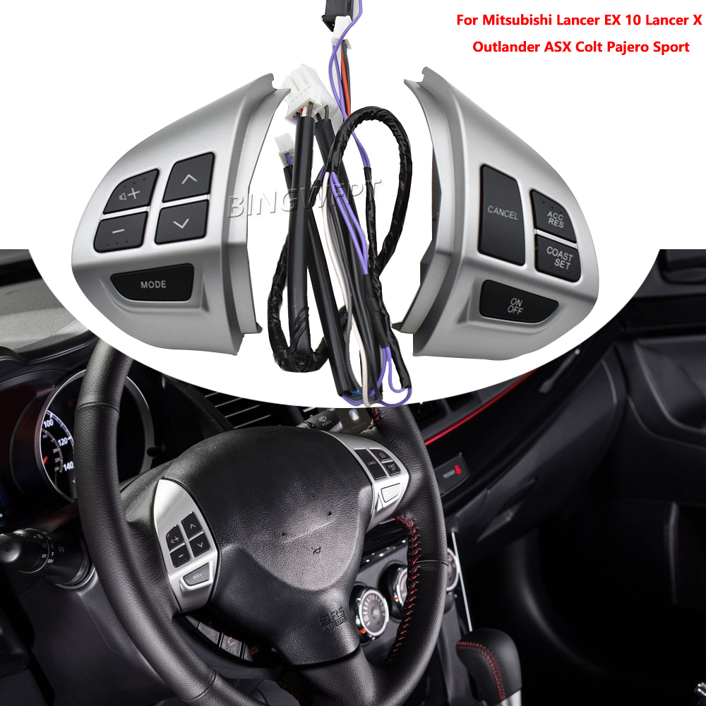 Steering Wheel Audio Cruise Control Switch Button 8701A087 For Mitsubishi Asx 2007-2012 Lancer Outlander Rvr Pajero Sport