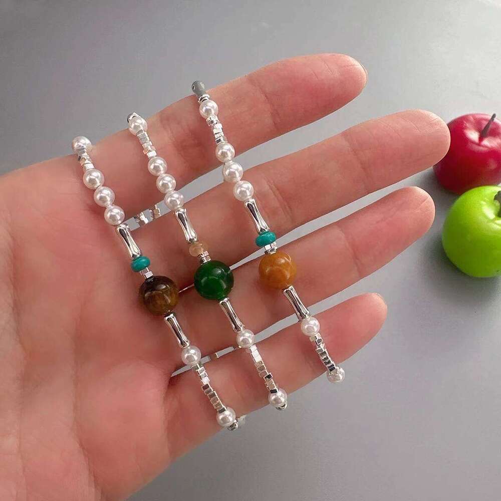 VENTFILLE 925 Sterling Silver Black Agate Bracelet For Women Geometry Irregular Design Versatile Jewelry Gift 25H1229