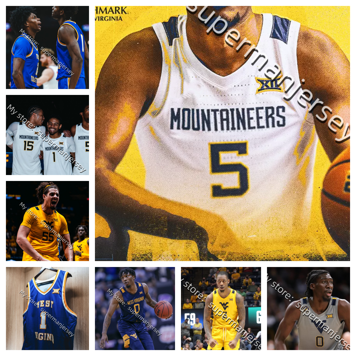 2025-26 West Virginia College basketball Jersey