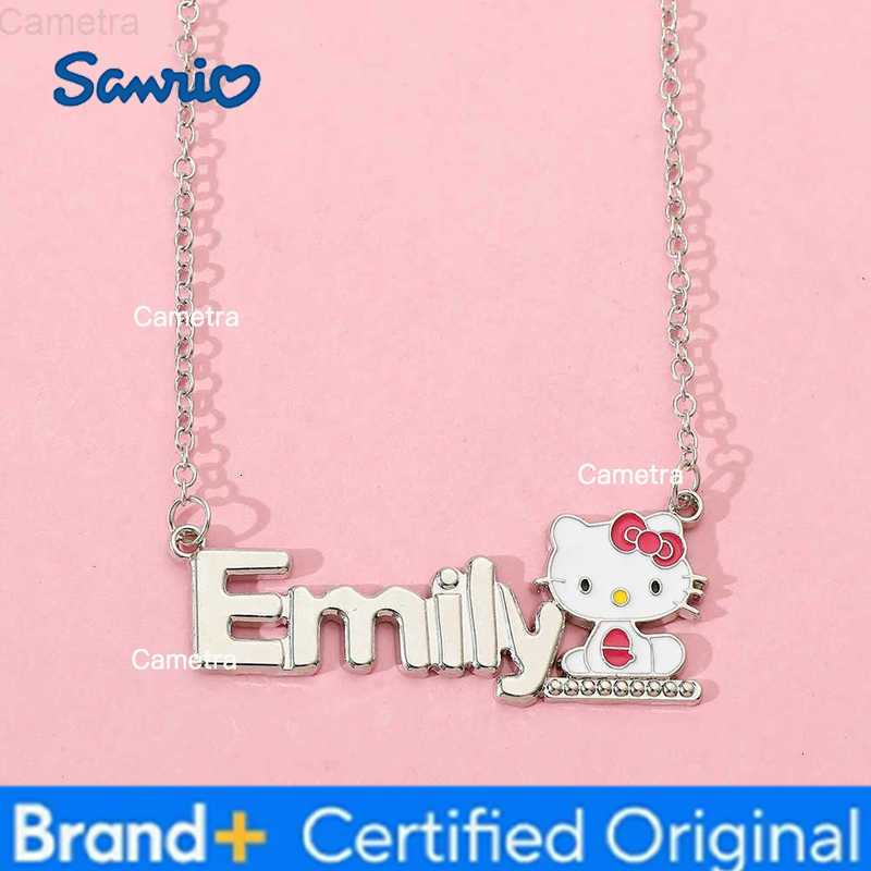 Sanrio Hello Kitty Anime Figure Necklace Cute Cartoon Pendant Decor Birthday Gifts for Women Girls H251229