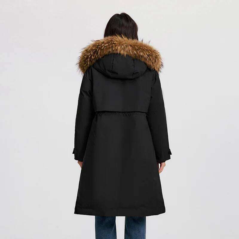 Semir Jacket Women Goose Down 2025 Winter New Waterproof Oil-Proof Stain-Proof Outerwear Warm Loose Daily Women's Clothing