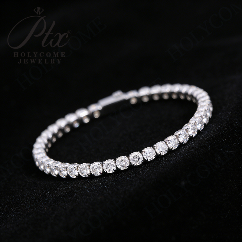 New Fashion 4mm 5mm Stainless Steel Waterproof Jewelry Minimalism Embed Zircon 6-24inch Charm Chain Hip Hop Tennis Bracelets For Women