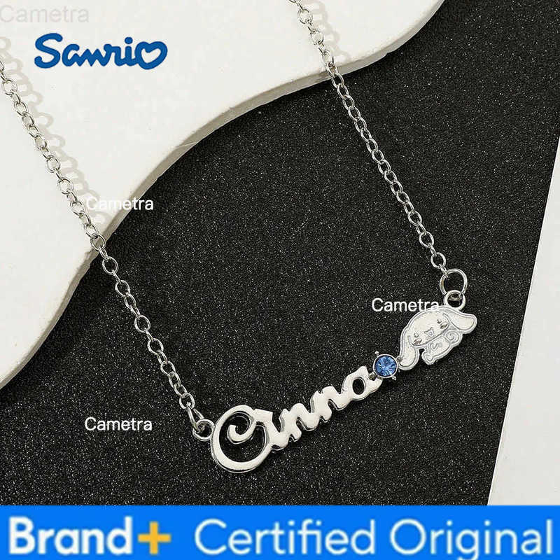 Sanrio Anime Cinnamoroll Necklace Cute Cartoon Figure Cinnamoroll Pendant Necklace Girls Kawaii Jewelry Accessories Gifts H251229