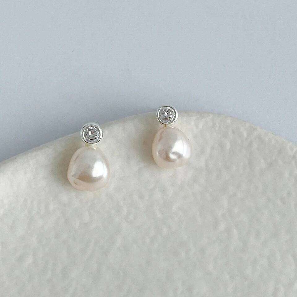 ZAKOL Elegant Geometric Imitation Pearl Earrings for Women Korean New Fashion Earring Exquisite Wedding Jewelry