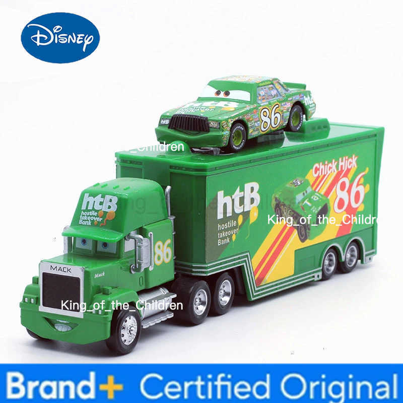 Disney Pixar Cars 3 Toys Car 155 Lightning Mcqueen Mack Uncle Truck Rescue Collection Alloy car model childrens toy gift H251229