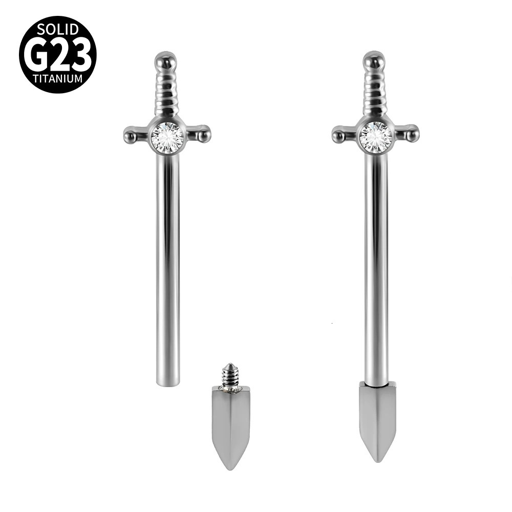2pcs Cone Opal Nipple Shiled Bars Piercing 14G Internally Thread Sexy Mamilo Piercings Barbell Piercing Jewelry 251224
