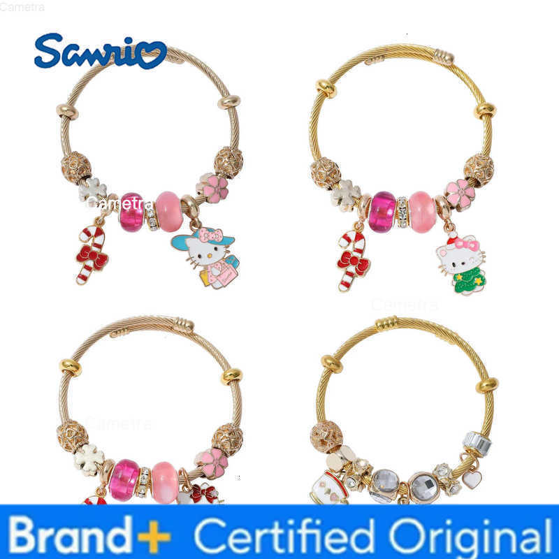 Sanrio Kawaii Cartoon Character HelloKitty Kuromi Melody Cinnamoroll Pendant Sweet Lovely Ladies Accessory Party Gift H251229