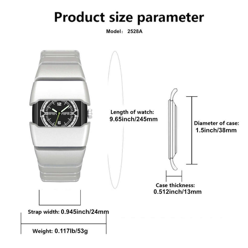 pop up trendy personalized quartz watches with unique shapes and futuristic designs fashionable casual watches