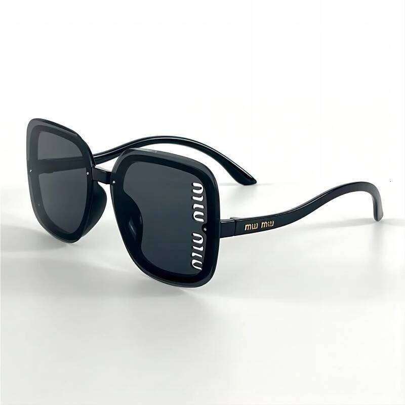 New Trendy Oversized Square Sunglasses Women Men Uv400 Protection Fashionable Outdoor Eyewear Korean Style Large Frame
