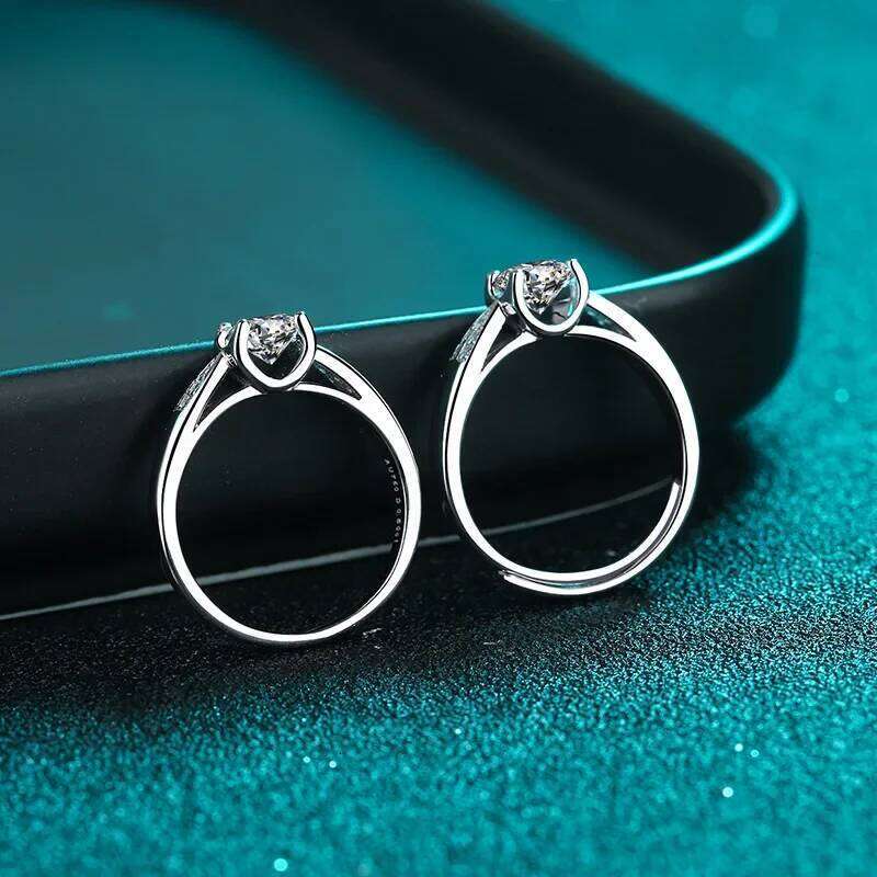 18K gold set with diamonds and 0.5 Ct moissanite new stylish adjustable bull head ring, PT950 platinum ring 772