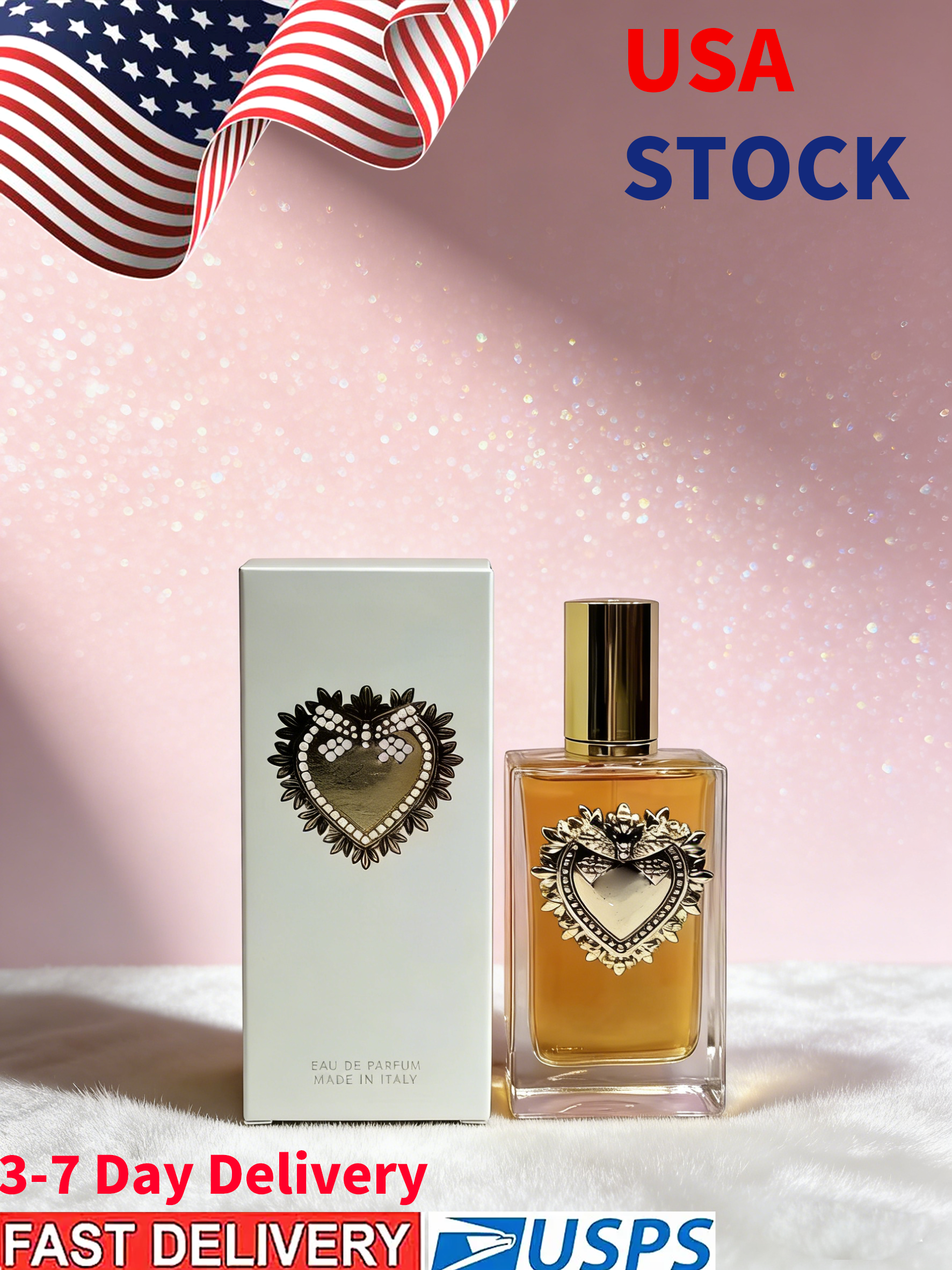 US Warehouse-Women's Fragrance, Premium Perfume, 100ml, DEVOTION/MYDEVOTION Perfume Spray, Fruity, Sea Salt Scent