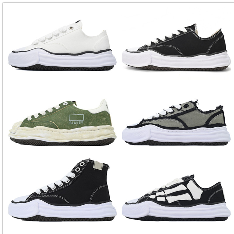 Designer Miharas Peterson Hank OG Sole Canvas Shoes Mastermind Blakey Mihara Men Women New Casual Dissoed Natural Blue Purple Green Black Sneakers Casual Trainers