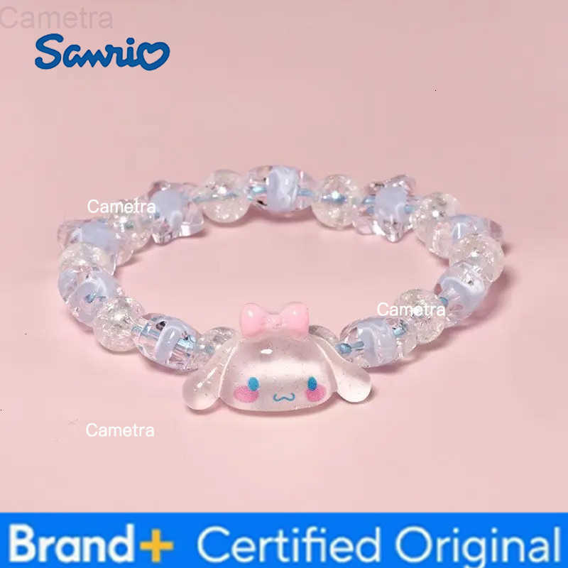 Sanrio Cute Crystal Couple Bracelet Cartoon Melody Kuromi Handmade Gift for Best Friends Birthday H251229