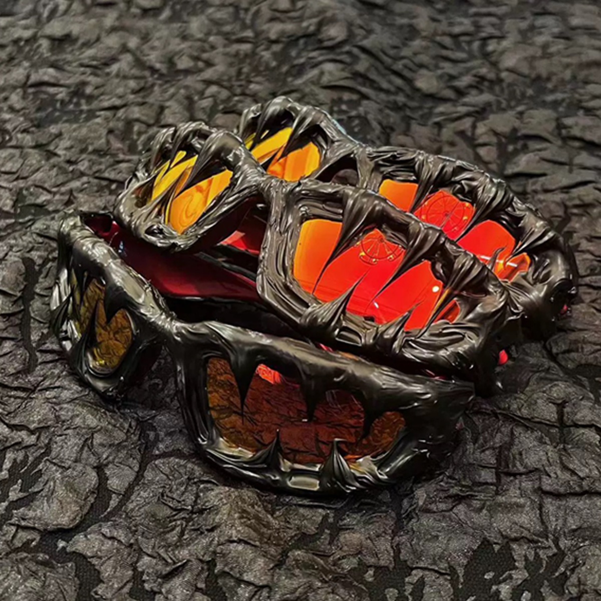 Fashionable, avant garde, personalized handmade sunglasses with unique styling, trendy glasses, creative punk style fashion show sunglasses for men an