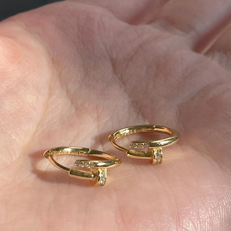 Luxury Brand Designer Jewelry Luxury Brand Designer Jewelry Korean Version New Fashion Light Luxury Ear Cuff European An American Style Cross-Borer Letter Ear C