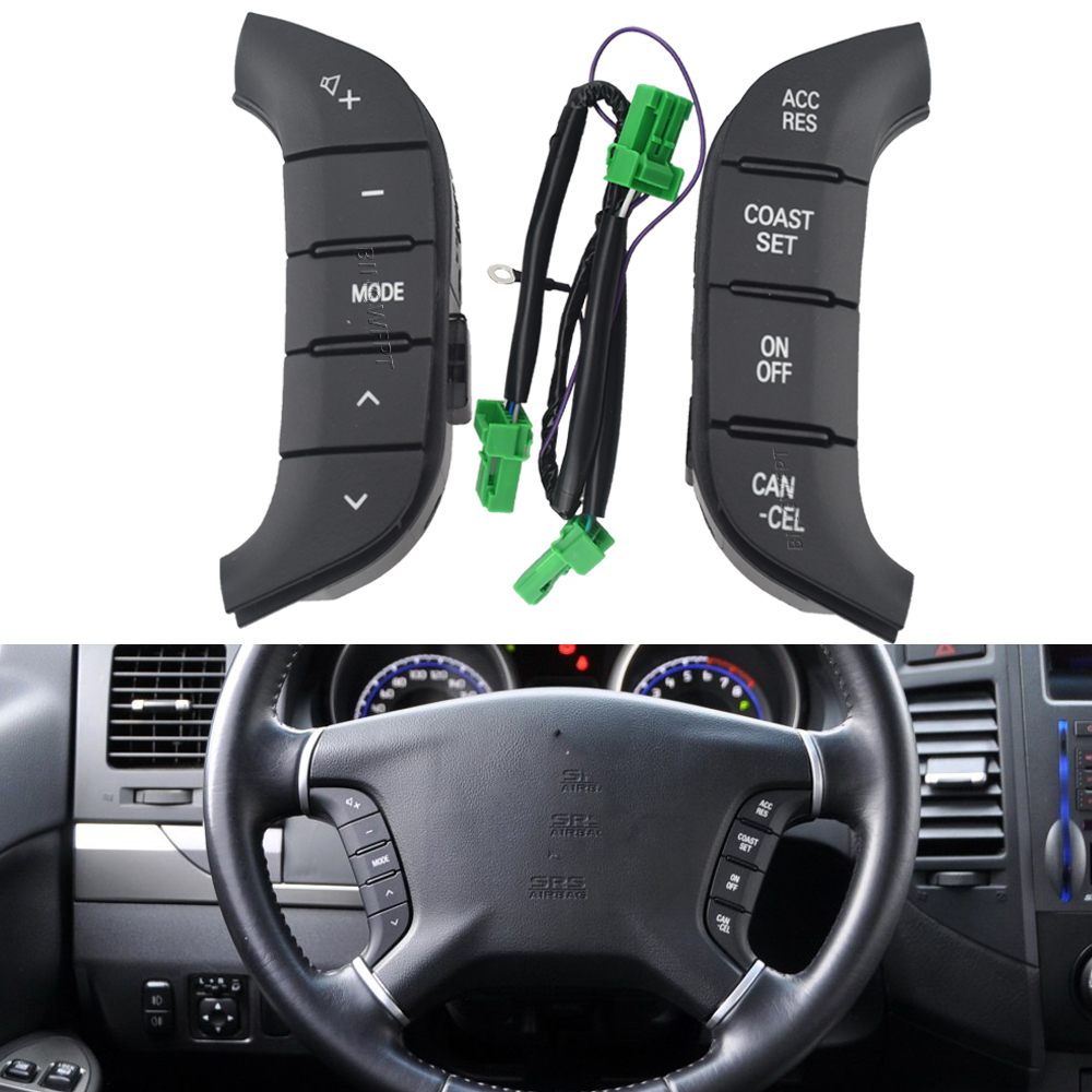 Multifunction Steering Wheel Switch Audio Radio Control 84250-PJL for Mitsubishi Pajero 2007-2019 Audio Button