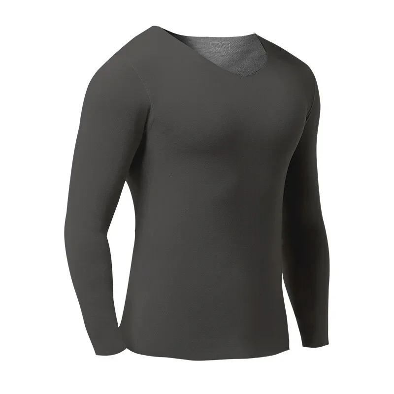 1pc Modal mens thermal underwear seamless coldproof basic style base layer top singlepiece upper garment longsleeved 251225