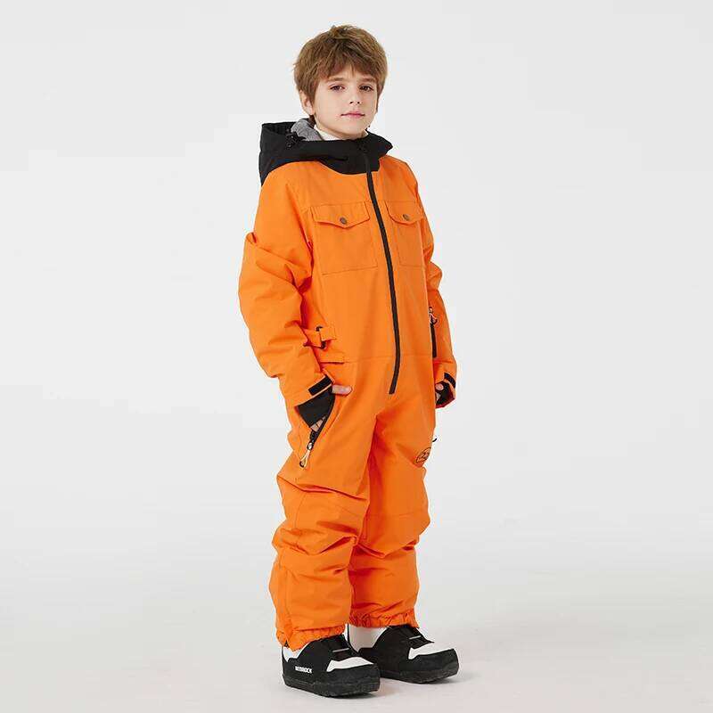 Children's Jumpsuit, Boy Or Girl Snow Suit Coverall, Skiing Snowboarding Clothing, Waterproof Winter Outdoor Sports Wear, Hot SPLELED