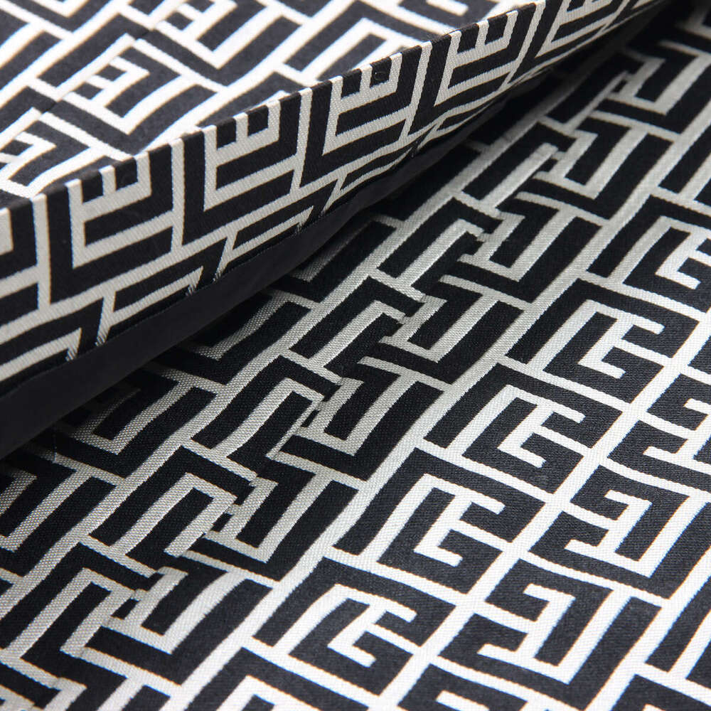 HIGH STREET Newest Fall Winter 2023 Designer Women's Lion Buttons Geometrical Monogram Jacquard Belted Trench OverCoat