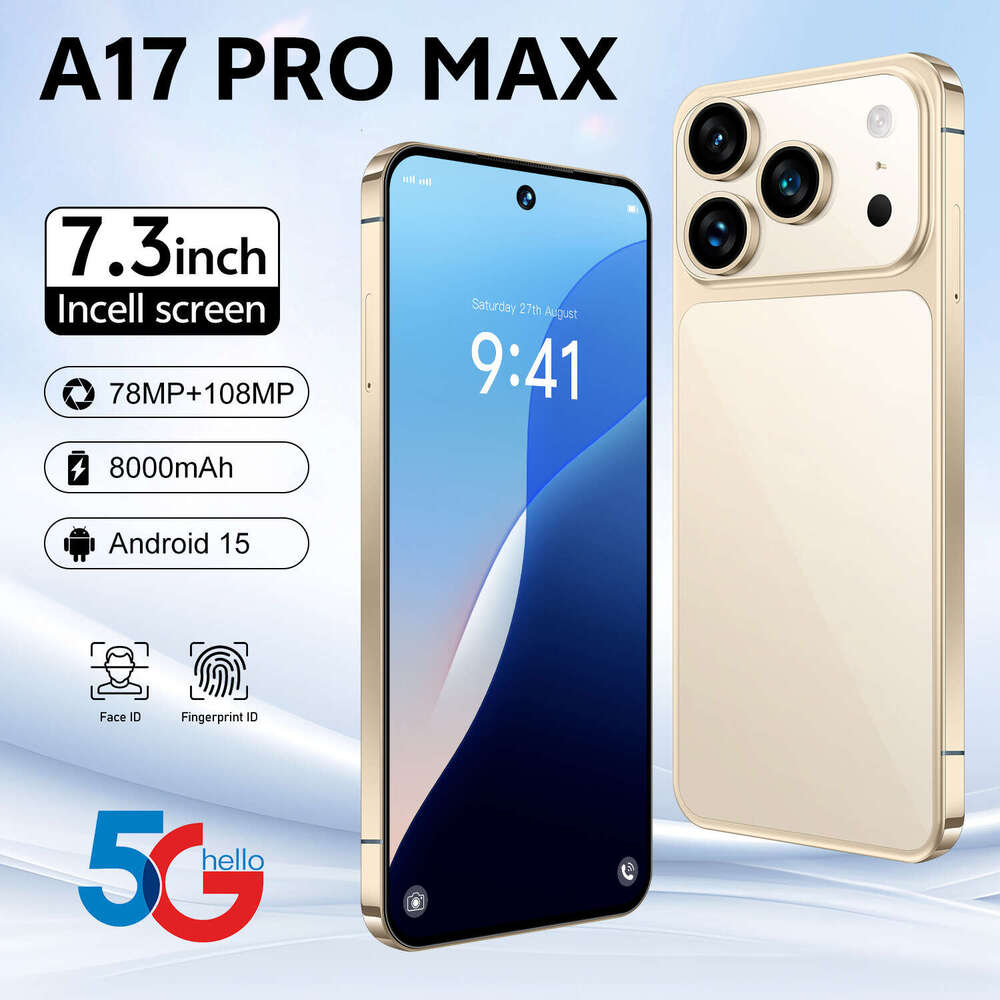 Famous Brand Cross Border Exclusive Smartphone A Pro Max HD Large Screen T Android Phone In Stock Available For Dropshipping CKS