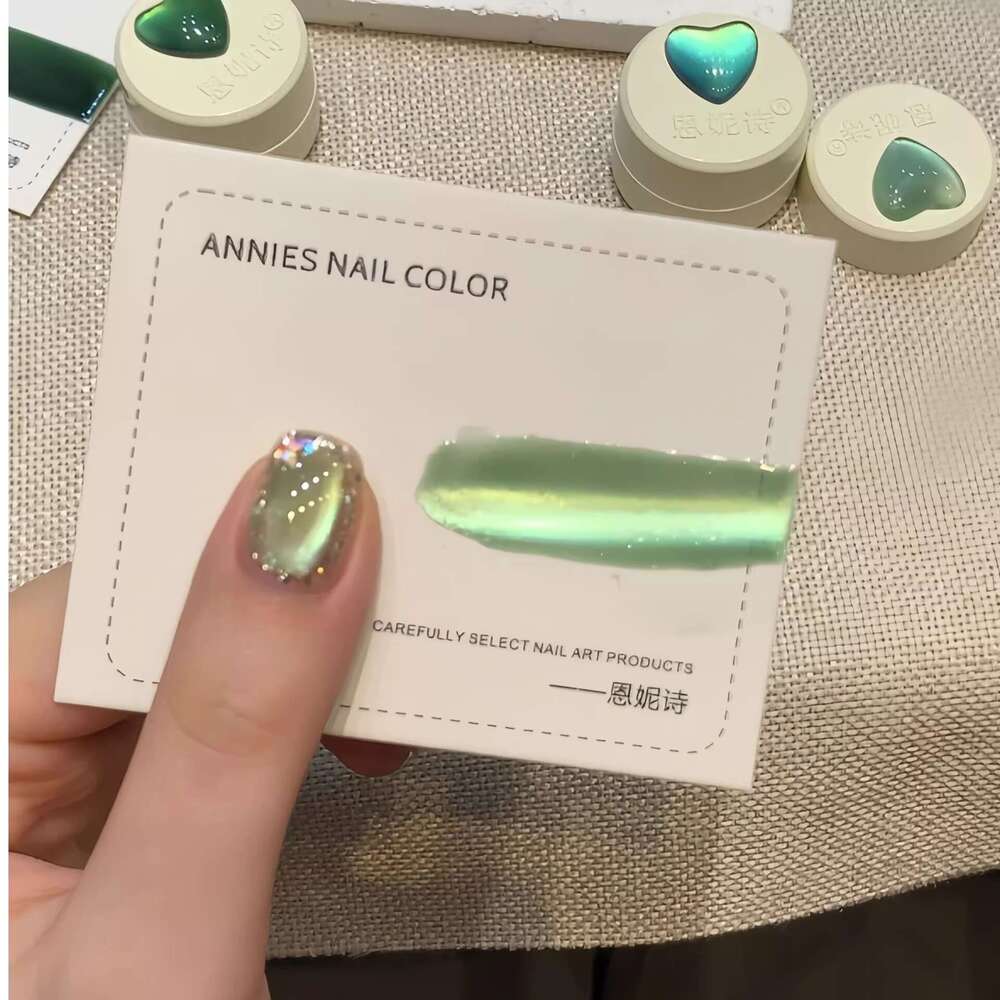 Ennis Summer Night Shadow Star Bamboo Polish Gel 2025 New Hot Glass Bead Cat Eye Nail Art Special