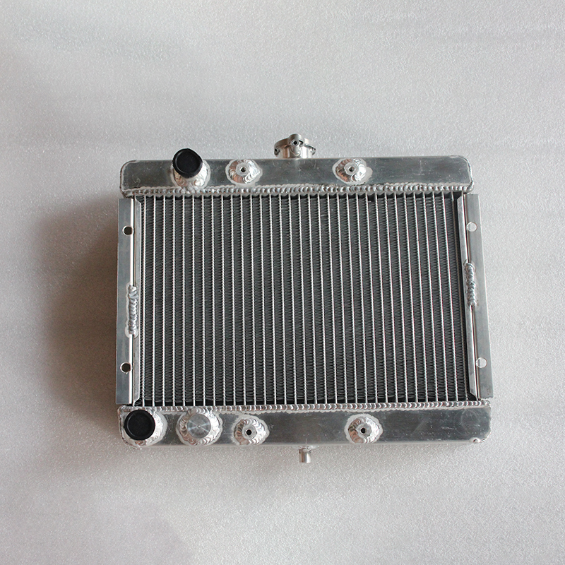 Purchase, please inquire, aluminum water-cooled radiator and radiator fan for ATV parts customized engine