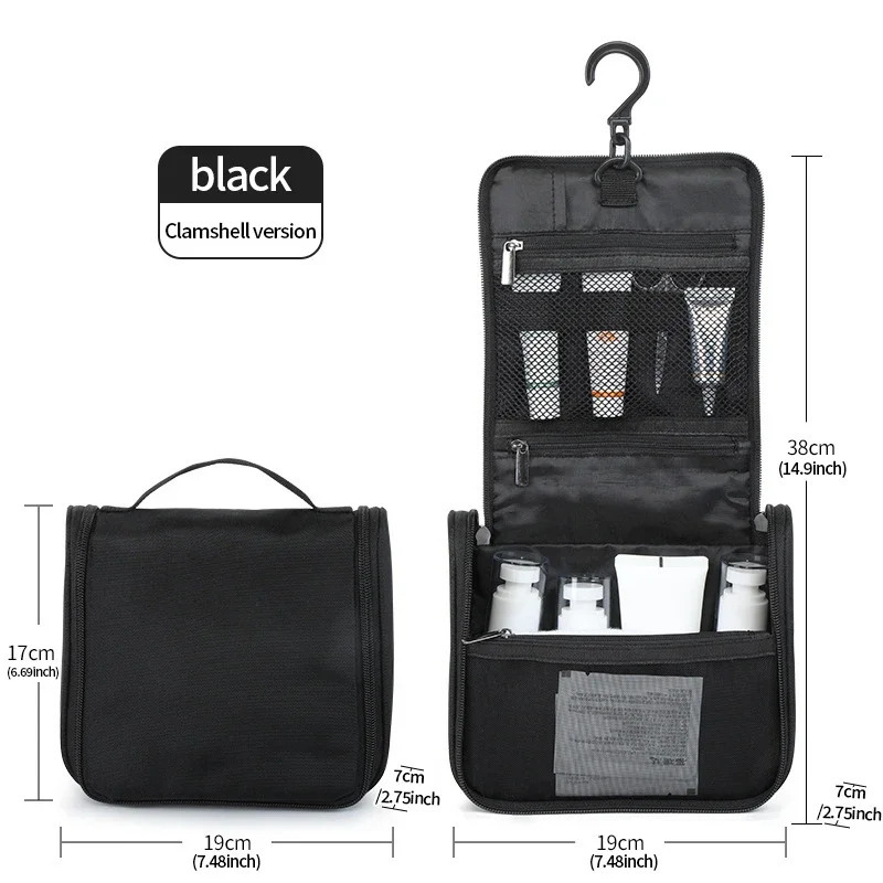 Multifunction Hanging Flip Men Travel Toiletry Bags Portable Pockets Water-Resistan Portable Shaving Kit Storage Make Up Bags251222