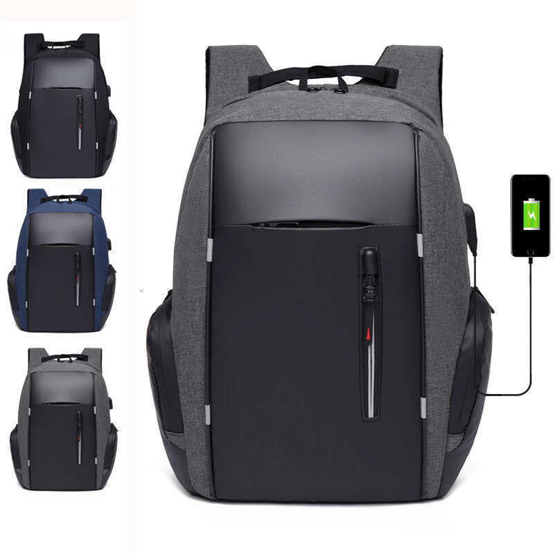 Cross Border Multifunctional Business Travel Inch Laptop Backpack With USB Waterproof Anti Theft Wholesale High Quality Luxury Bag