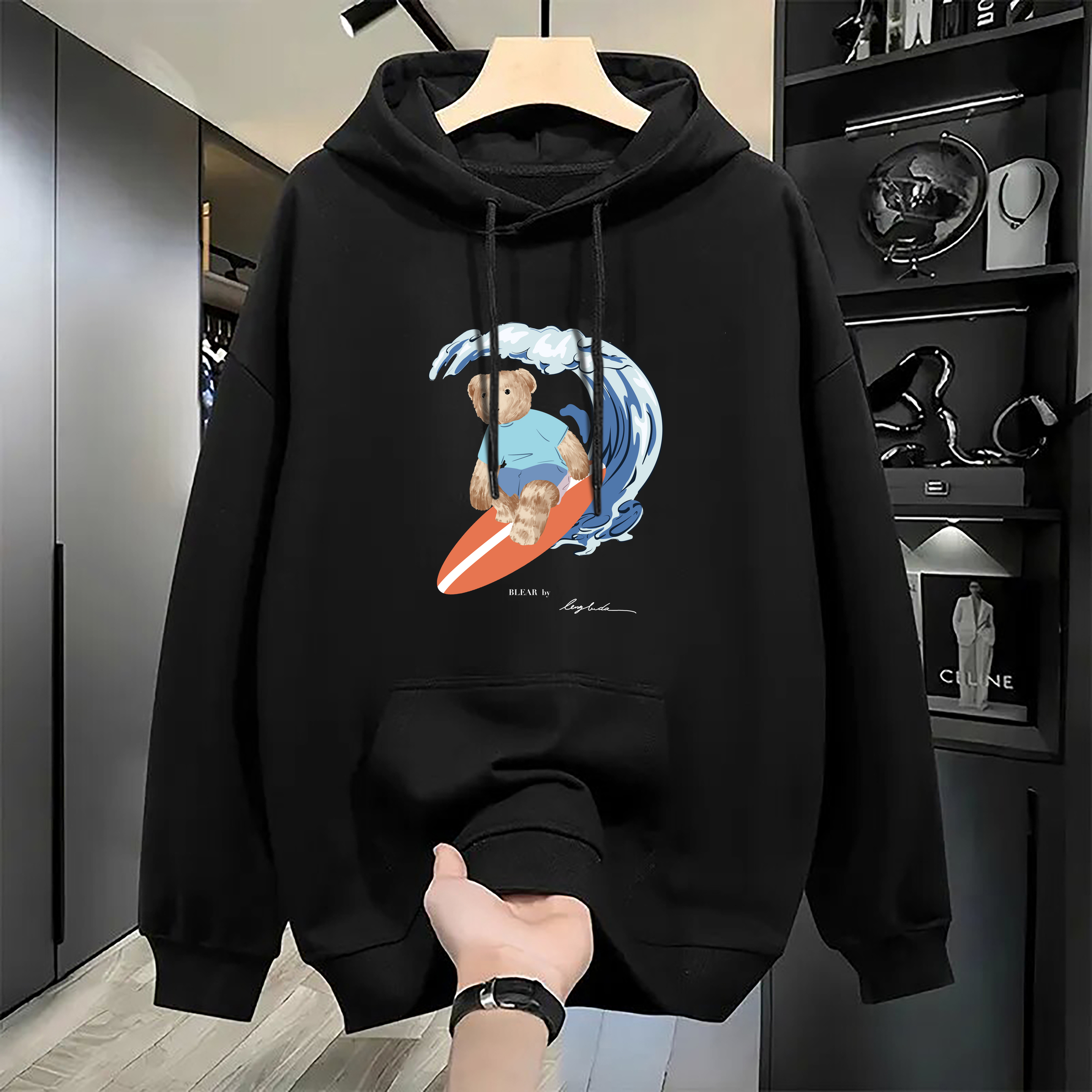 Men's Hoodies Luxury Crewneck Sweatshirt hoody Classic Streetwear Cotton Loose Oversized Casual Trendy Women Sweatshirt hoodies M-5XL