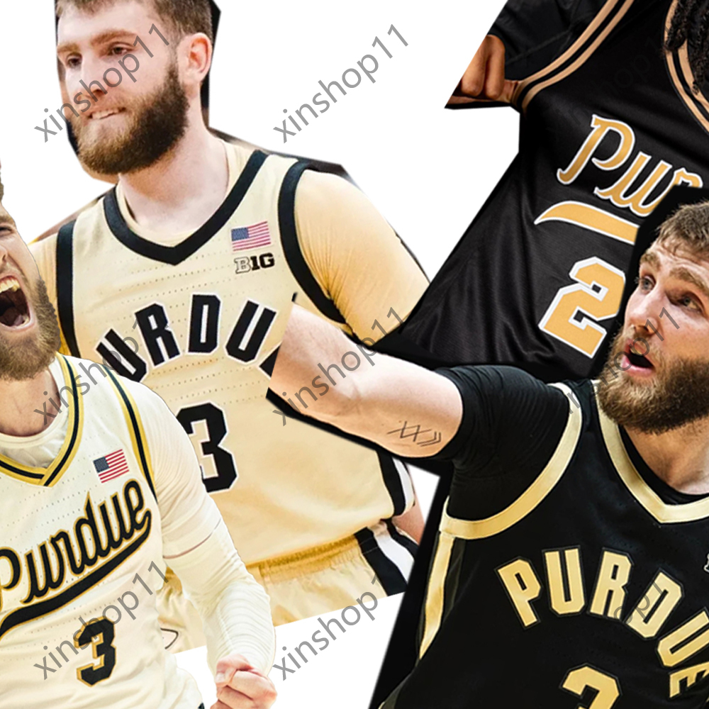 3 Braden Smith Purdue Boilermakers Basketball Jersey Trey Kaufman-Renn Fletcher Loyer Oscar Cluff Daniel Jacobsen Liam Murphy Omer Mayer