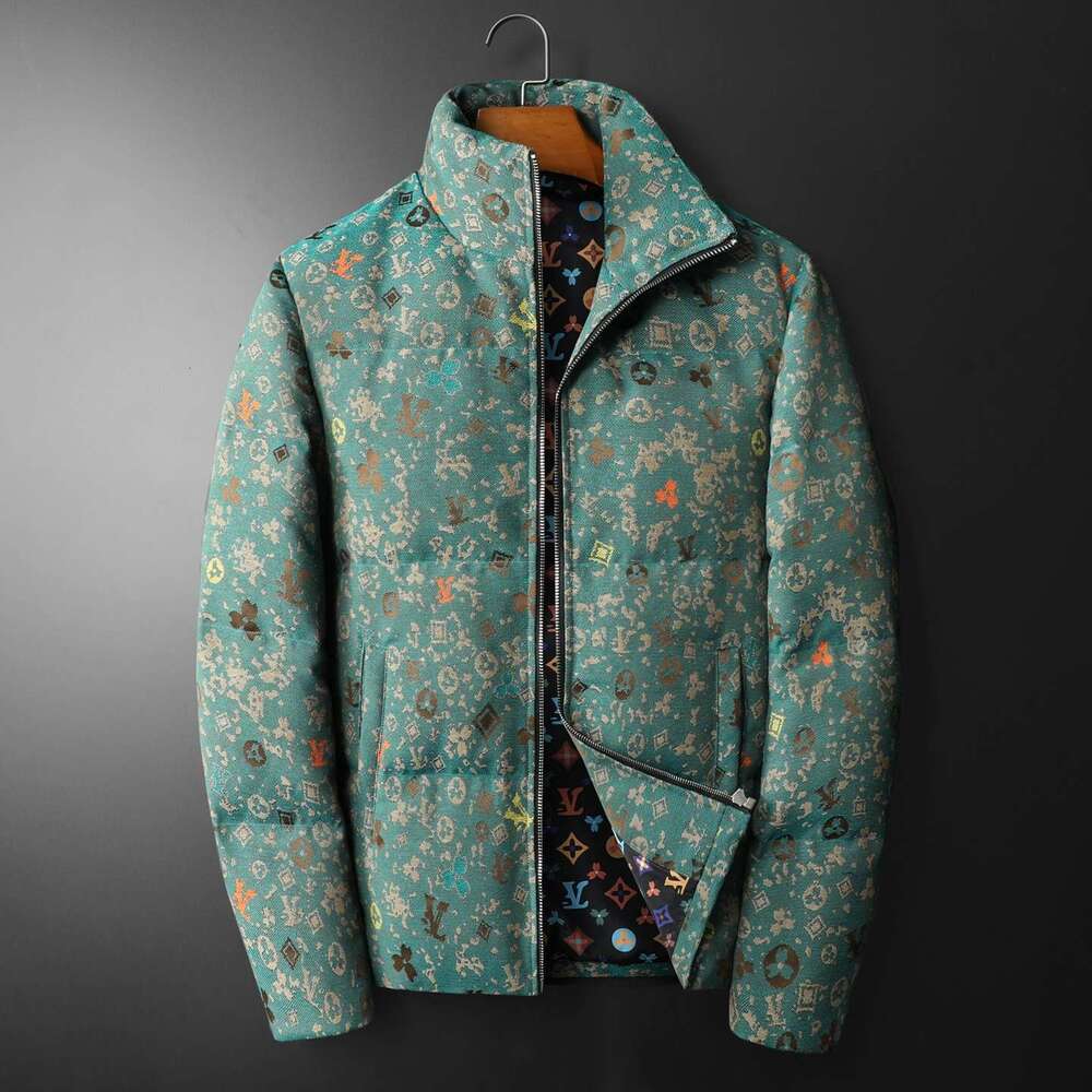 Station 2025 Autumn Winter 90% Stand Collar Down Jacket For Men Qiantang 6006-5311-P310 Flat Lay